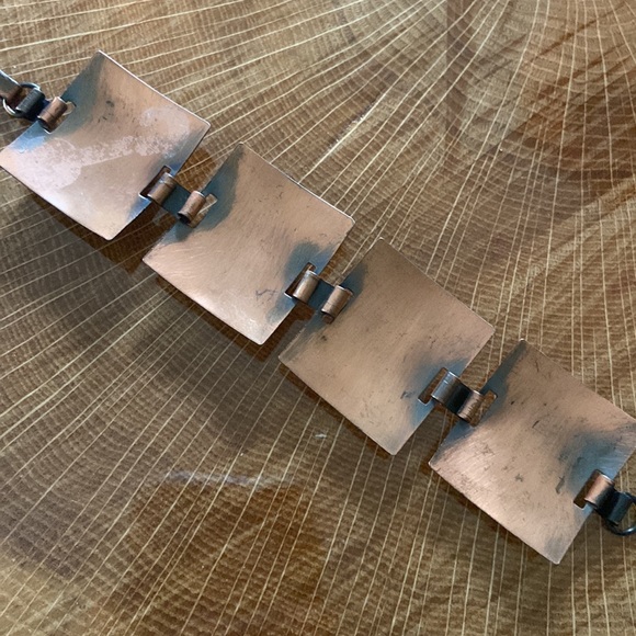 Vintage copper Buddha link bracelet - Picture 4 of 6